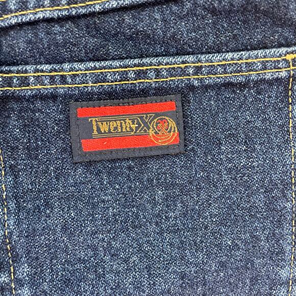 90s Y2K Wrangler Twenty X Women’s/Juniors Jeans 9/10 x 32 Made in USA Denim - Picture 11 of 12
